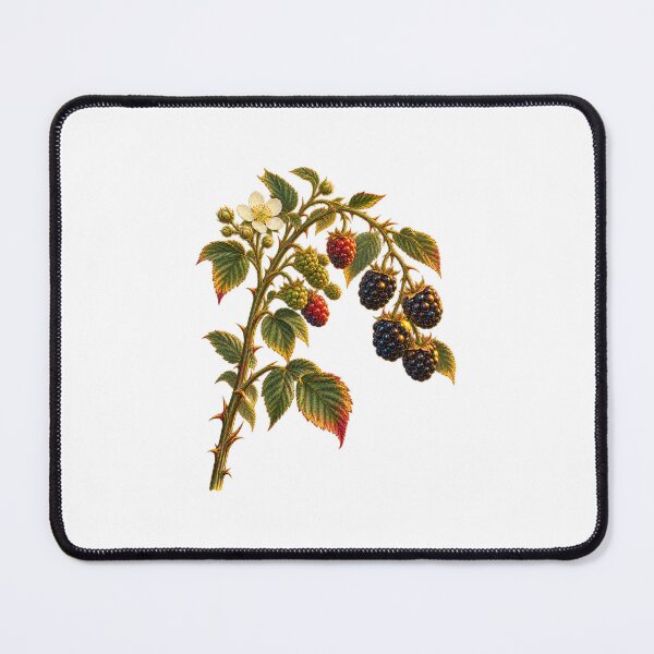 Item preview, Blackberry Bramble Botanical | Vintage Hedgerow Harvest Art | Forager Gift designed and sold by Brackenlume Studio.