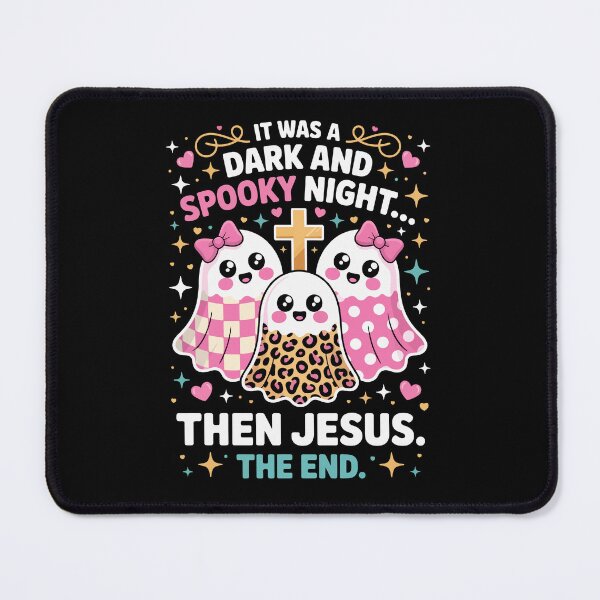 Item preview, Then Jesus The End – Christian Halloween Cute Ghost Art designed and sold by jkrphoto.