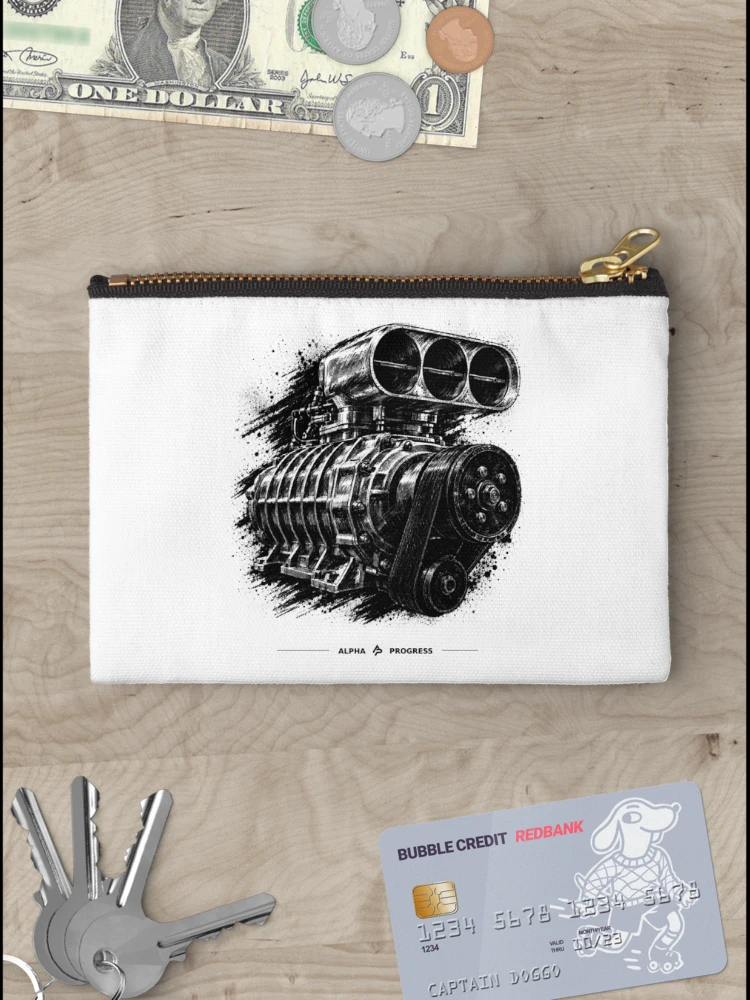 Thumbnail 3 of 4, Zipper Pouch, Engine designed and sold by Alpha Progress.