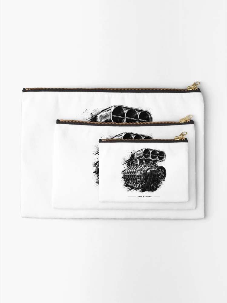 Thumbnail 2 of 4, Zipper Pouch, Engine designed and sold by Alpha Progress.