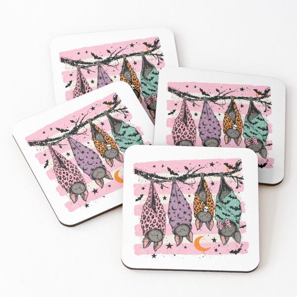Item preview, Striped Spooky Season Bats designed and sold by River Silva.