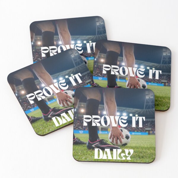 Item preview, Prove It Daily - Football Soccer Pitch Motivation designed and sold by moonsun4.