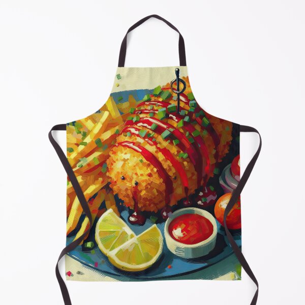 Item preview, Chicken Kiev Impressionism Art Style designed and sold by artofuniverse.