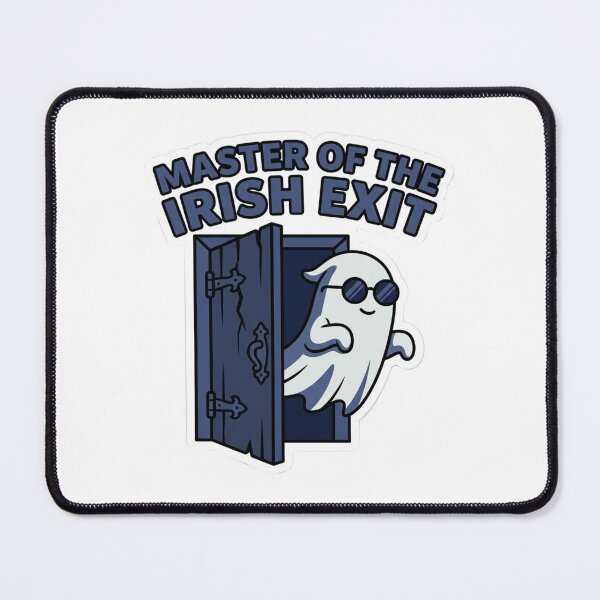 Item preview, Master Of The Irish Exit Ghost Sunglasses Funny Introvert Social Goodbye designed and sold by raedattia.
