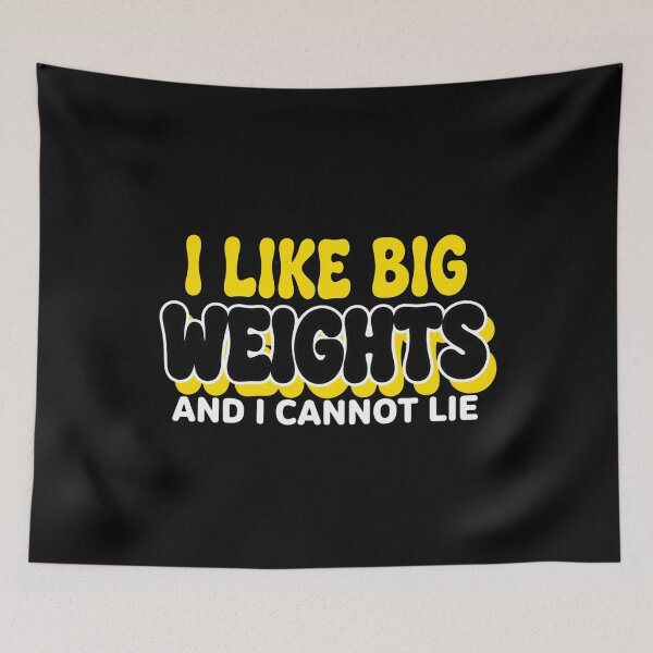 Item preview, I Like Big Weights And I Cannot Lie Funny Gym Lifting Meme Shirt designed and sold by StrongEveryDayStore.