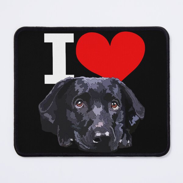 Item preview, I Love Black Labrador Puppy designed and sold by Just-Arts-4U.