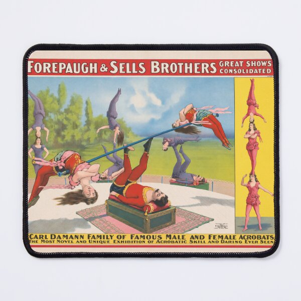 Item preview, Carl Damann Acrobats Circus 1899 designed and sold by artofuniverse.