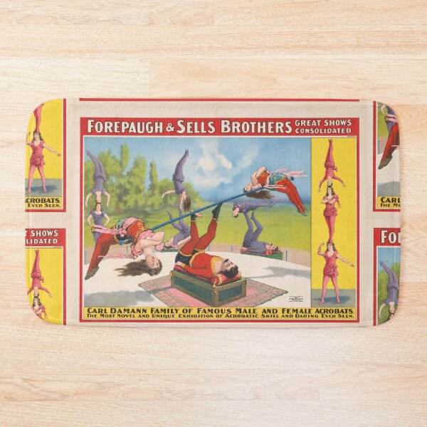 Item preview, Carl Damann Acrobats Circus 1899 designed and sold by artofuniverse.