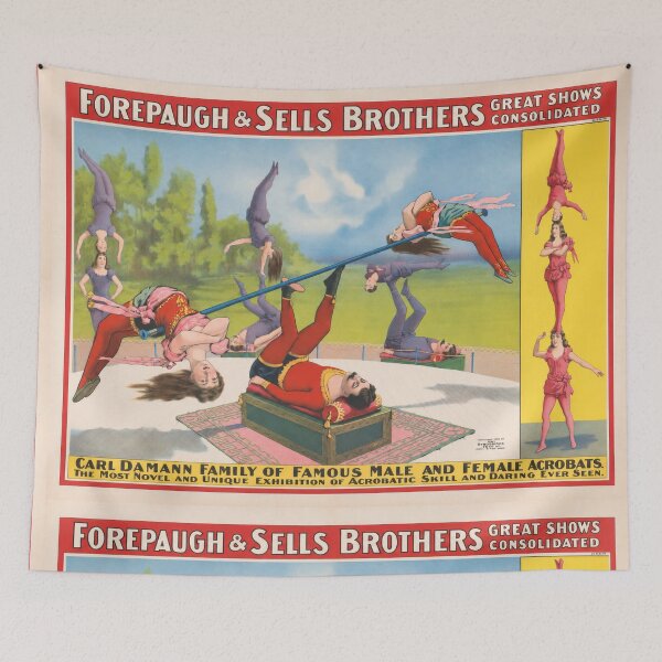 Item preview, Carl Damann Acrobats Circus 1899 designed and sold by artofuniverse.