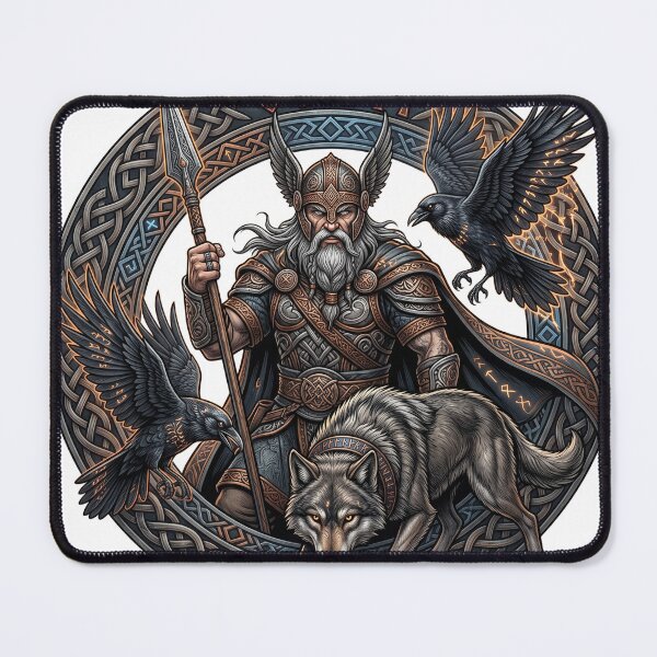 Item preview, odin, god nordic, valhala, midgard, asgard, father nordic designed and sold by Hephaestus's Forge.