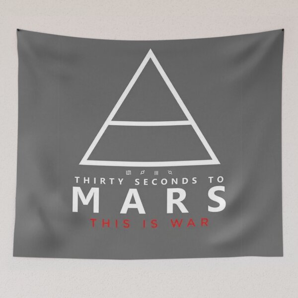 Item preview, Thirty Seconds To Mars 30 Original Custom Vintage Music Poster Wall Art Tee Shirt Design designed and sold by Cool Robot Bro..