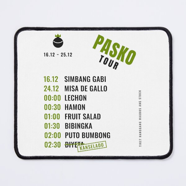 Item preview, Pasko Tour: Funny Filipino Christmas Dinner designed and sold by ForgeOvConcepts.