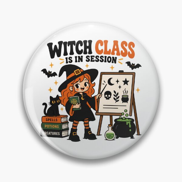 Item preview, Witch Class Is In Session Magical School Humor designed and sold by CleanDecor.