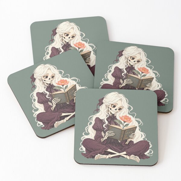 Item preview, The Student of Life 2 — Romantic Skeleton with a Flowery Book designed and sold by Limmagin.