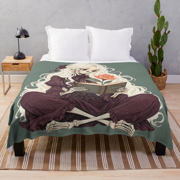 Item preview, The Student of Life 2 — Romantic Skeleton with a Flowery Book designed and sold by Limmagin.