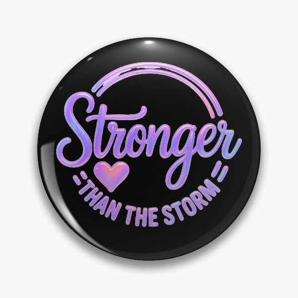 Item preview, Stronger Than the Storm – Powerful Resilience & Motivation Quote designed and sold by JeraiffsonCorner .