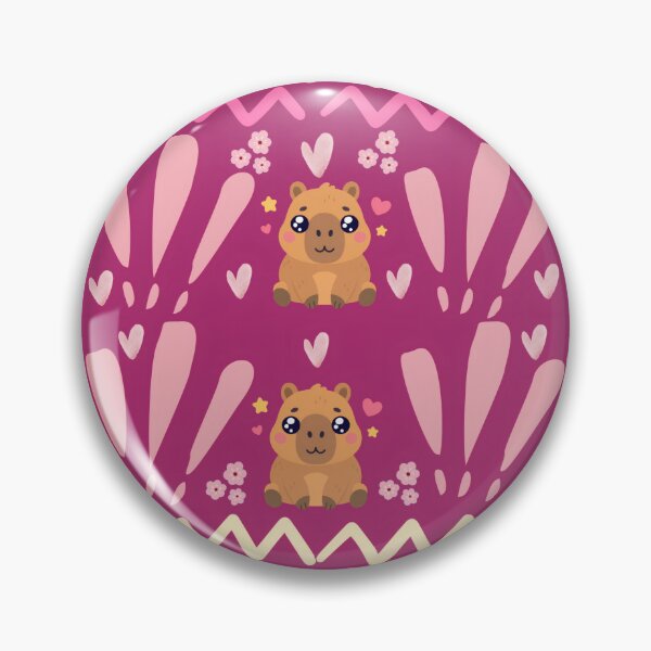 Item preview, Cute Capibara Heart Pattern Design designed and sold by Azurart2.