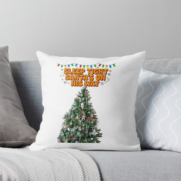Item preview, Sleep Tight Santa's On His Way Funny Christmas Tree designed and sold by Deepsleepstudio.