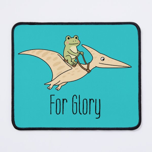 Item preview, Doodle Frog Riding a Pterodactyl designed and sold by cbfineart.