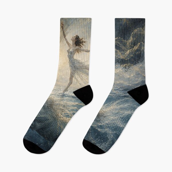Item preview, Underwater Horse Ballet – The Dancer and the Sea Horse designed and sold by TrueWoven Studio.