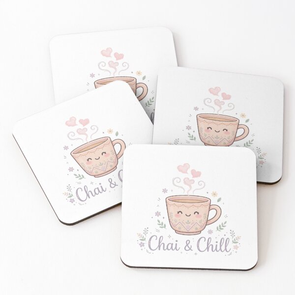 Item preview, Cute Chai and Chill Kawaii Tea Cup designed and sold by Nahid1230.