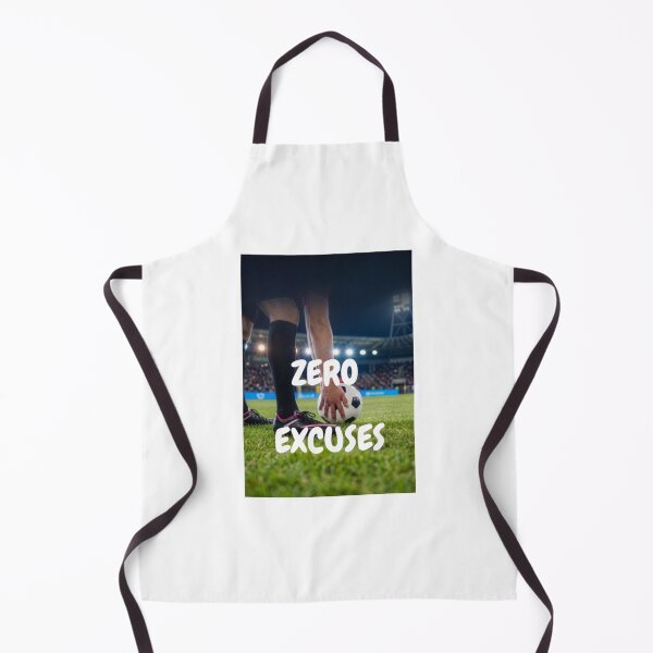 Item preview, Zero Excuses - Football Soccer Pitch Motivation designed and sold by moonsun4.