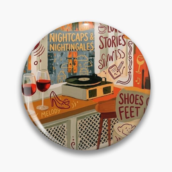 Item preview, When the Record Drops Its Sole: Two Cabernet Glasses Walk into a Loafer and Lose Their Minds designed and sold by Print Fiction.