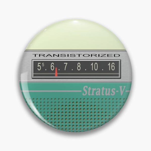 Item preview, Transistor Radio - Stratus-V in Aged Aqua designed and sold by ubiquitoid.