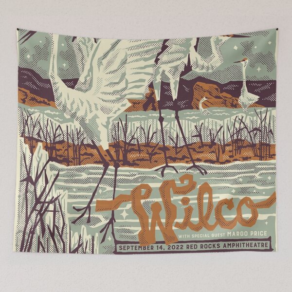 Item preview, Wilco Original Custom Vintage Music Poster Wall Art Tee Shirt Design designed and sold by Cool Robot Bro..