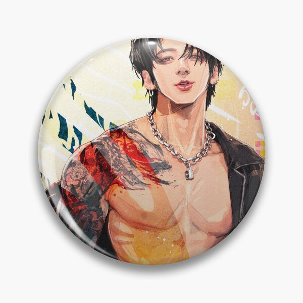 Item preview, Jungkook Golden Abs On Fire  designed and sold by lcheeryart.