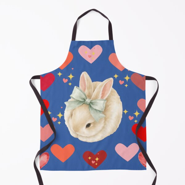 Item preview, Bunny And Floating Hearts Pattern designed and sold by Azurart2.