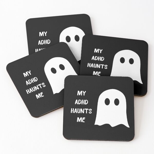 Item preview, My ADHD Haunts Me Funny ADHD Halloween Ghost designed and sold by T-version.