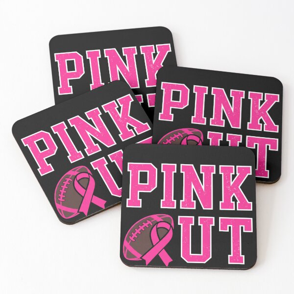 Item preview, Pink Out Football Breast Cancer Awareness Ribbon designed and sold by Makelya.