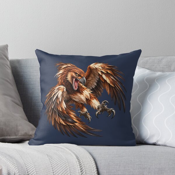 Item preview, Screaming Eagle Attack - Dark Fantasy Wildlife Art designed and sold by charmaroundyou.