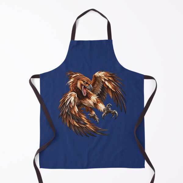 Item preview, Screaming Eagle Attack - Dark Fantasy Wildlife Art designed and sold by charmaroundyou.