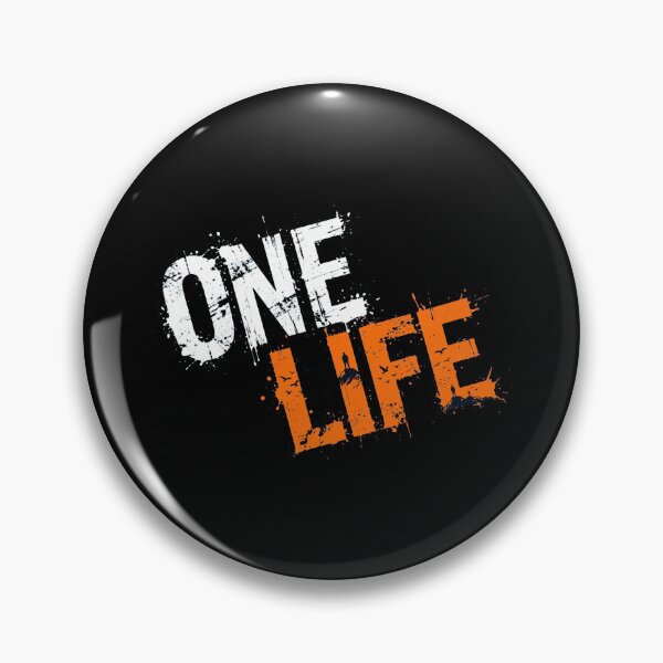 Item preview, One Life Motivational Quote Adventure Outdoor Grunge Typography Design designed and sold by Vibe-Vary.