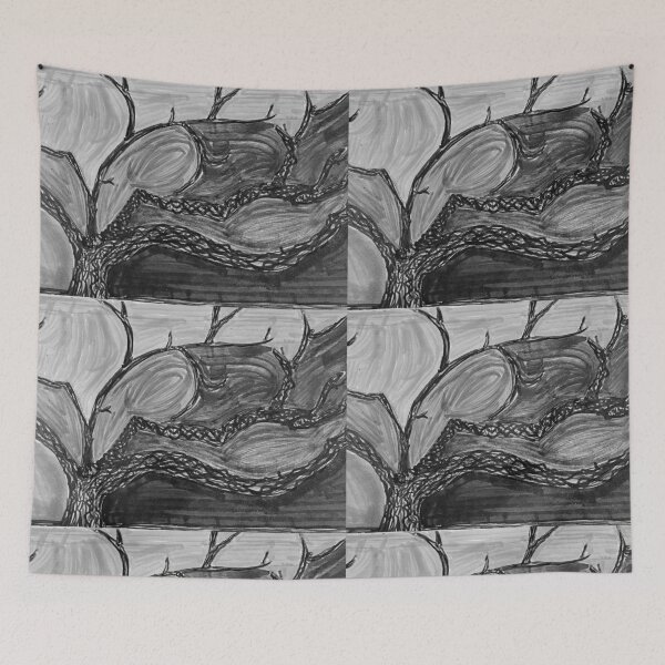 Item preview, The Tree That Does Not Bend Will Break Grey version  designed and sold by DancingCreek.