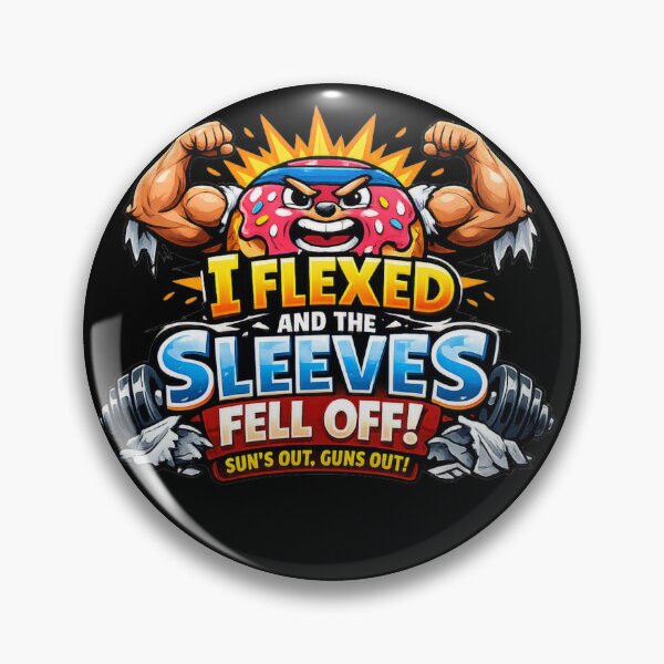Artikelvorschau, Ich habe meine Muskeln angespannt und die Ärmel sind abgefallen – Lustiges Donut-Fitnessstudio-Hebeshirt entworfen und verkauft von StrongEveryDayStore.