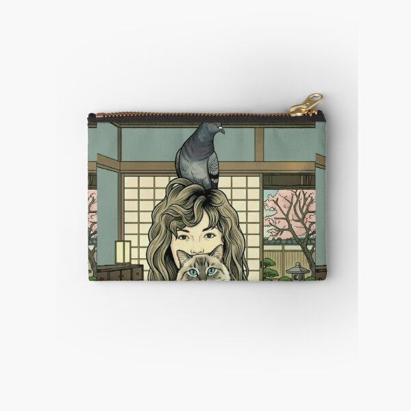 Item preview, Cat, pigeon, animal, love, peace, Japan, coexistence designed and sold by citravisuel.