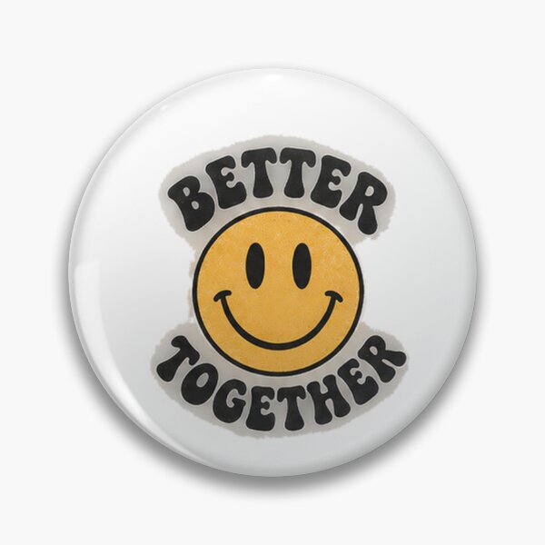 Item preview, Better Together Smiley designed and sold by RedStarlo.