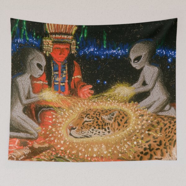 Item preview, Jaguar Energy Healing: Visionary Art of Shamanic Healing and Cosmic Connection designed and sold by RoninGangStudio.