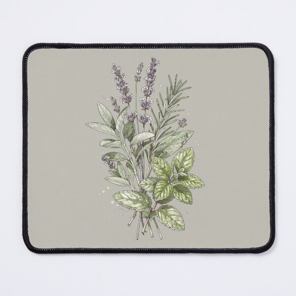 Item preview, Vintage Wild Herbs Botanical Watercolor Art designed and sold by PepolArt.