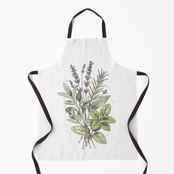 Item preview, Vintage Wild Herbs Botanical Watercolor Art designed and sold by PepolArt.