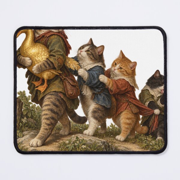 Item preview, Golden Goose Cat Procession designed and sold by Ocelot-T.