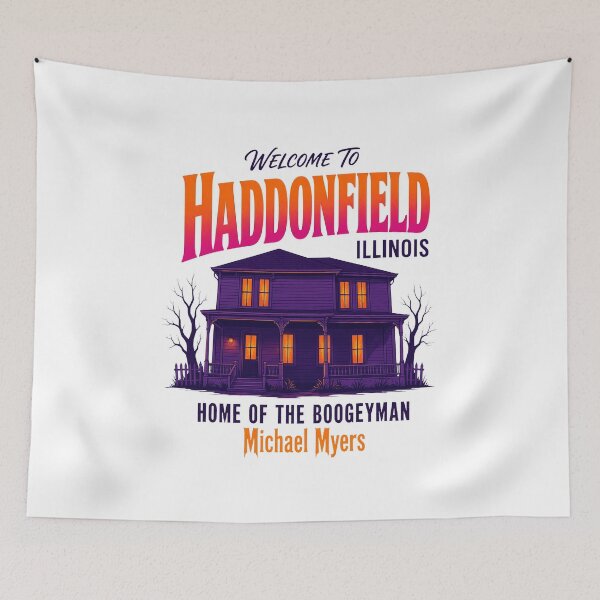 Item preview, Welcome To Haddonfield Home Of The Bogeyman Horror Town designed and sold by davereynold.