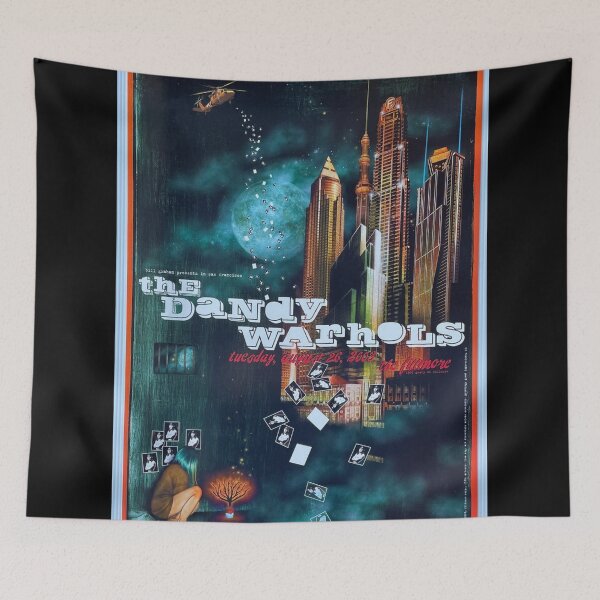 Item preview, The Dandy Warholes Original Custom Vintage Music Poster Wall Art Tee Shirt Design designed and sold by Cool Robot Bro..