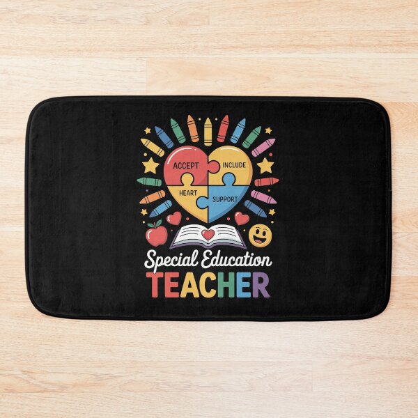Item preview, Special Education Teacher – SPED Inclusion Puzzle Heart Art designed and sold by jkrphoto.