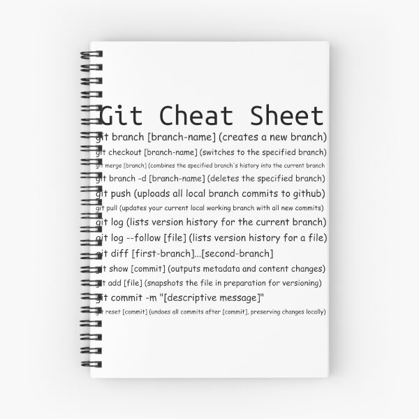 Item preview, Git Cheat Sheet - Programmer Gift for Developers designed and sold by Jackson-Will.