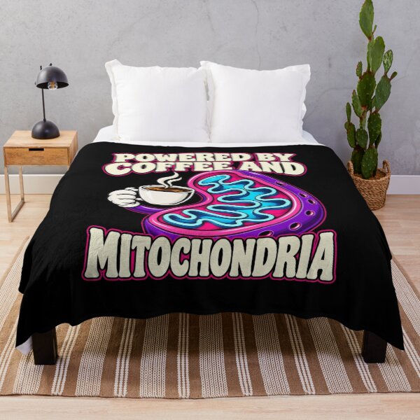 Artikelvorschau, Angetrieben von Kaffee und Mitochondrien: Lustiger Biologielehrer-Schüler entworfen und verkauft von Trendably.