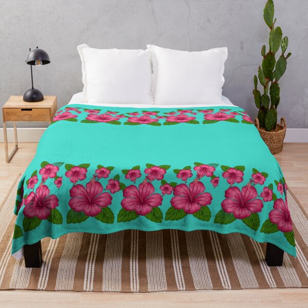 Item preview, Tropical Hibiscus Caribbean Pattern (T) designed and sold by CaribbeanSoul868.